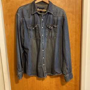 XXL- denim western shirt